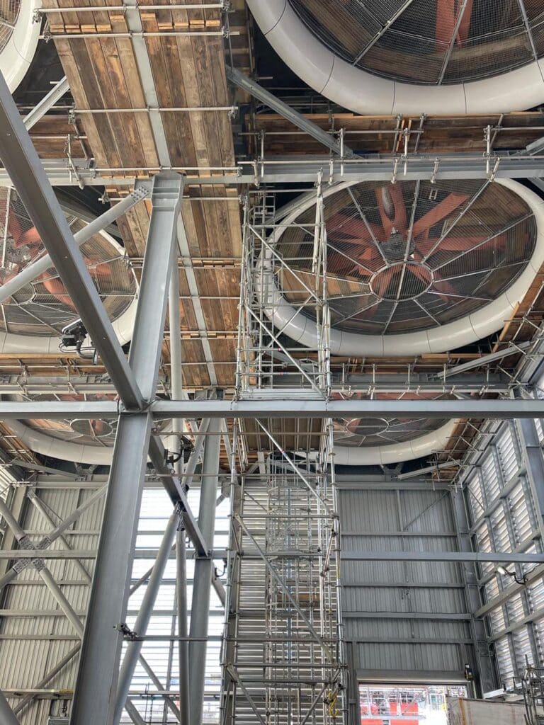 Aurora Scaffolding Tube and Clamp Scaffolding Solutions for Access to Industrial Fin Fan Maintenance